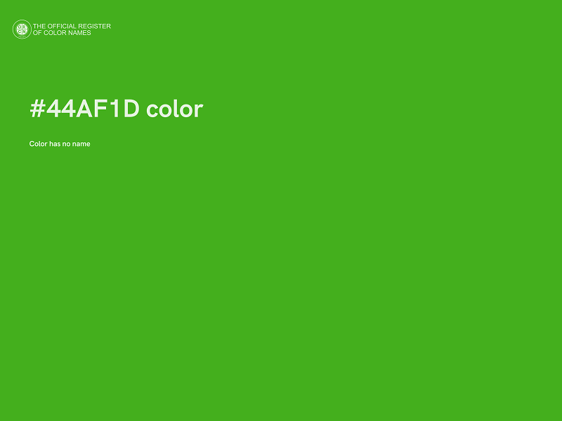 #44AF1D color image