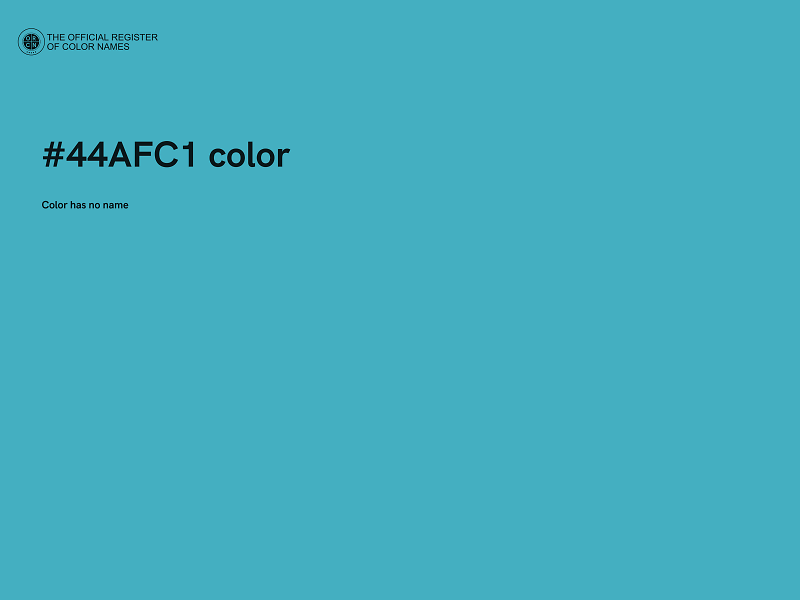 #44AFC1 color image