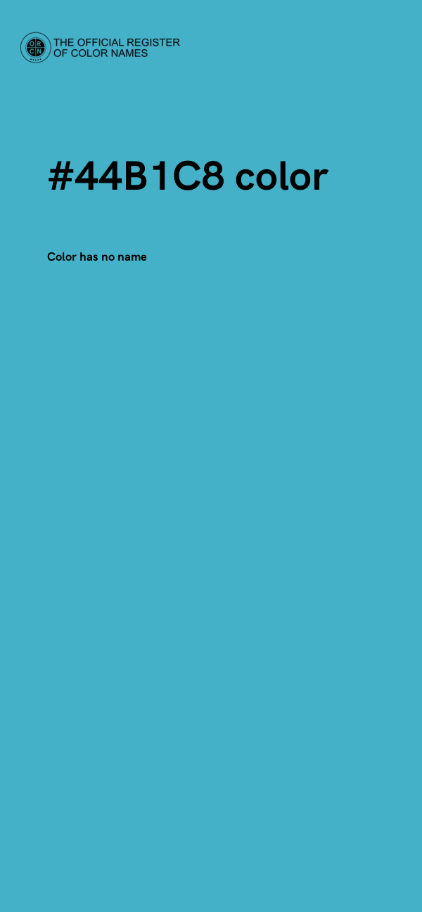 #44B1C8 color image