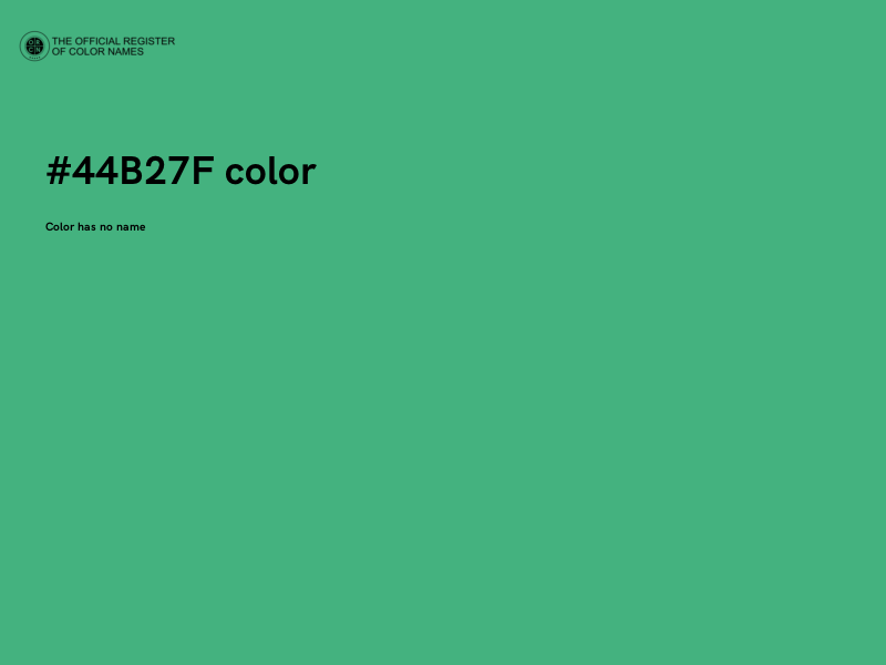 #44B27F color image