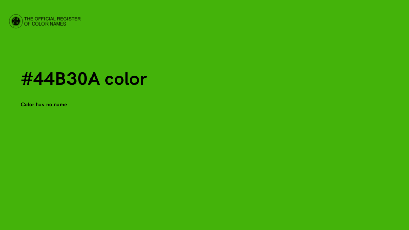 #44B30A color image