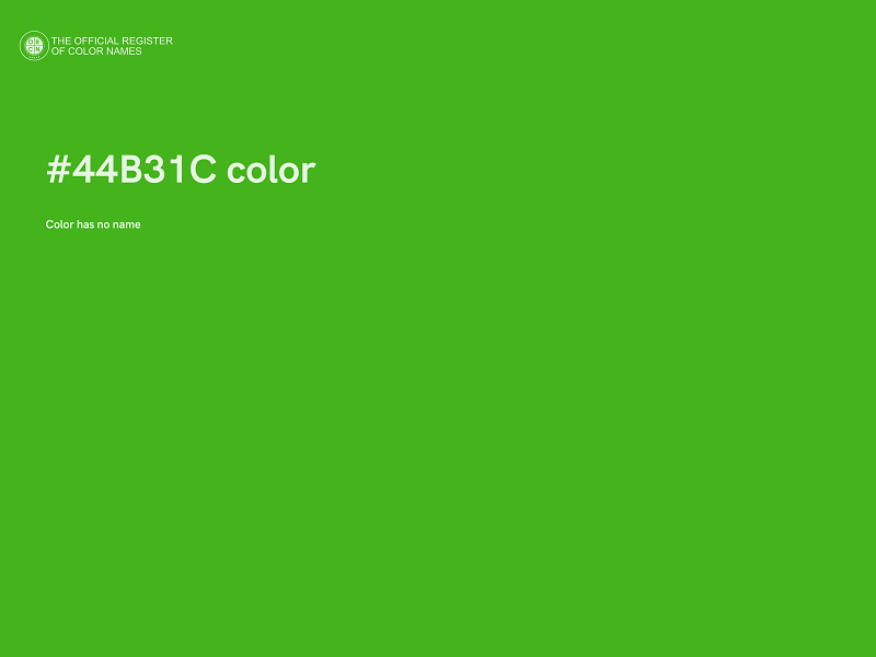 #44B31C color image