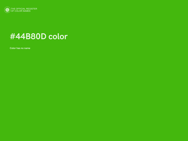 #44B80D color image