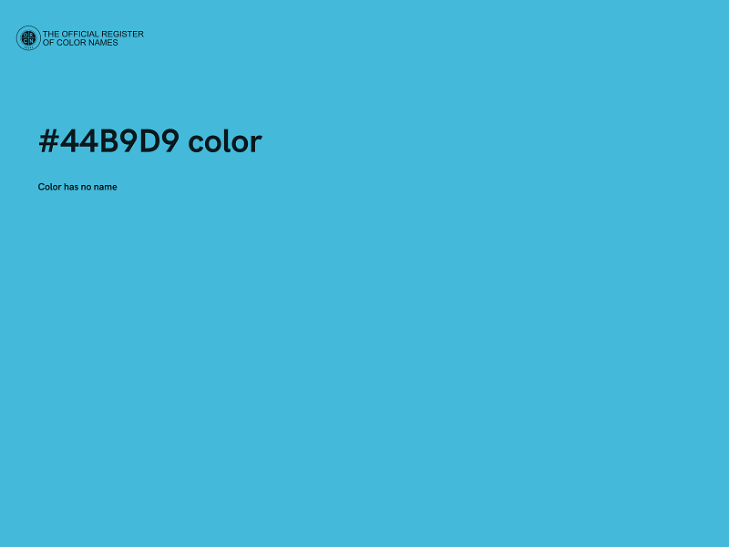 #44B9D9 color image