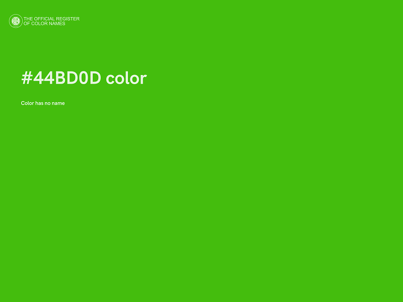 #44BD0D color image