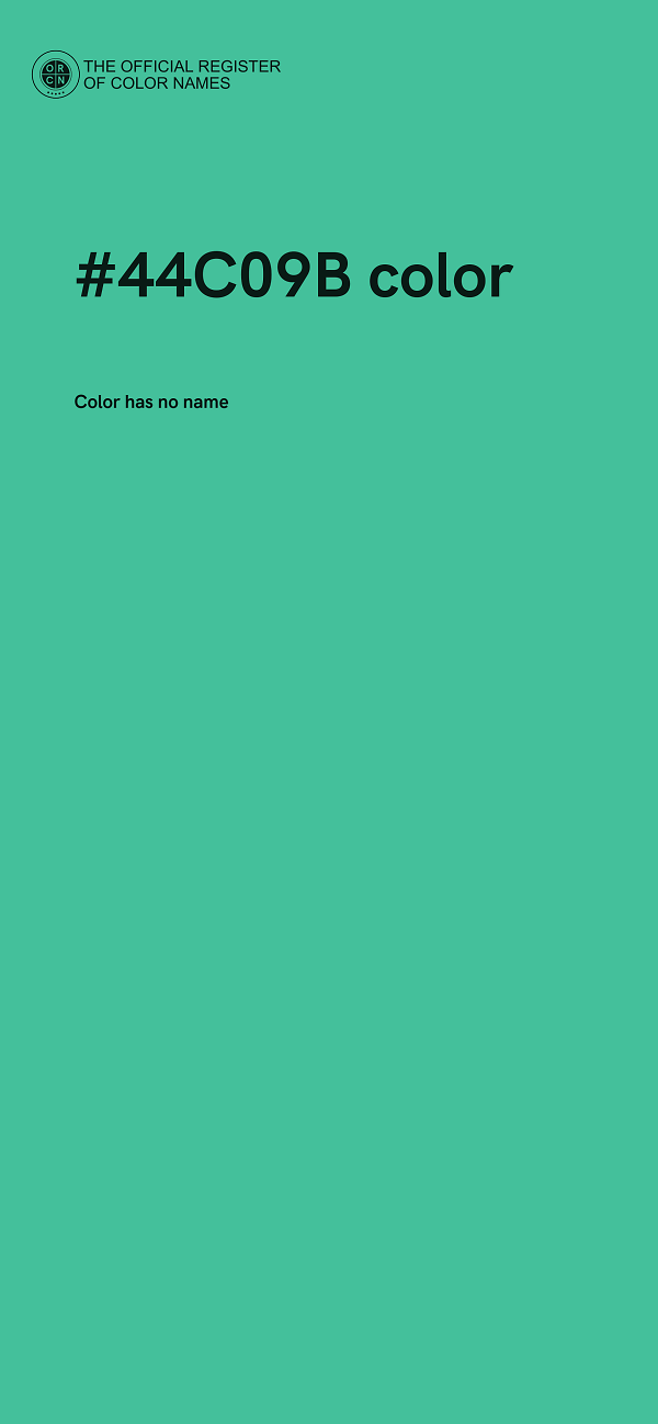 #44C09B color image