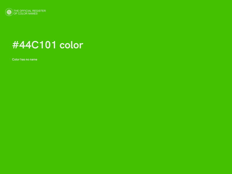 #44C101 color image