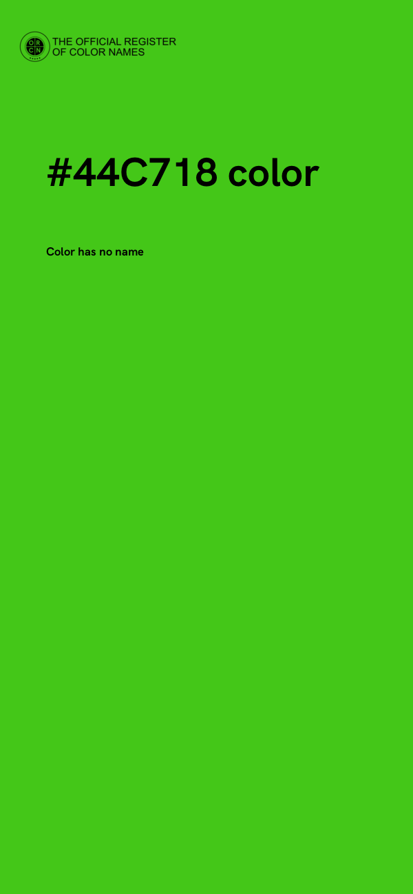 #44C718 color image