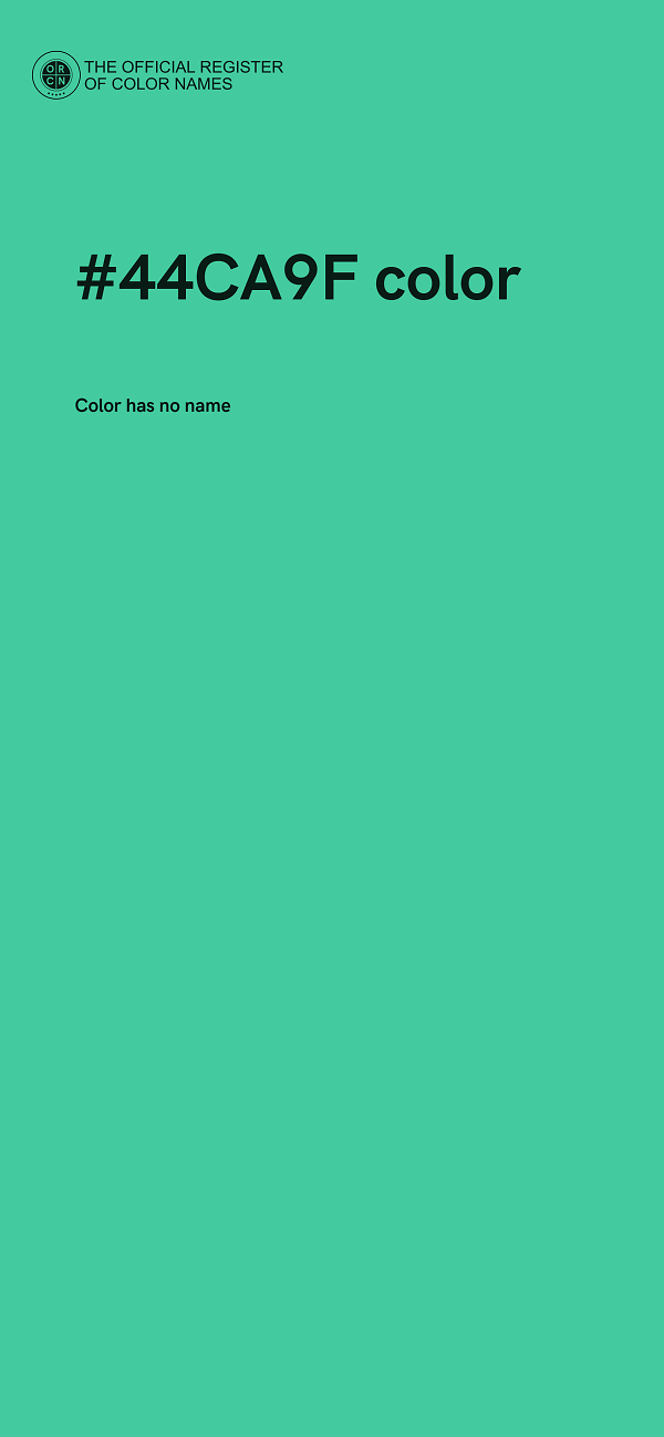 #44CA9F color image