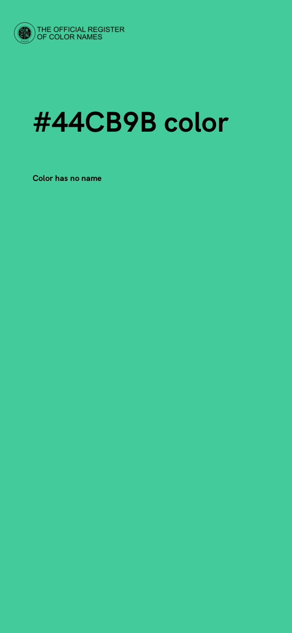 #44CB9B color image