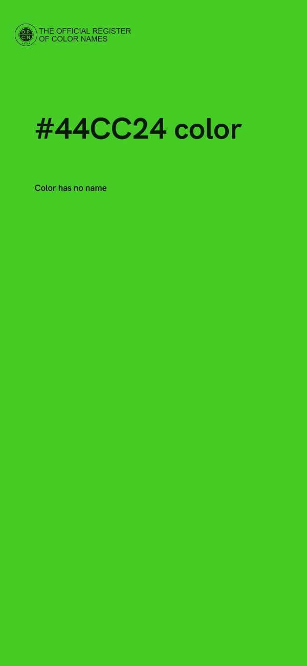 #44CC24 color image
