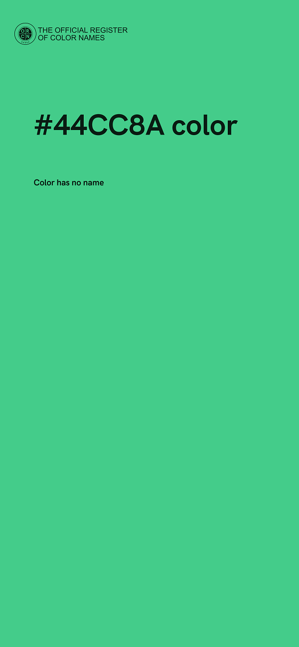 #44CC8A color image