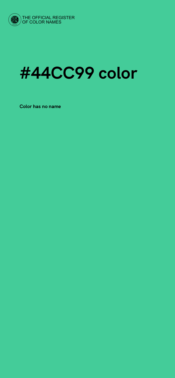 #44CC99 color image