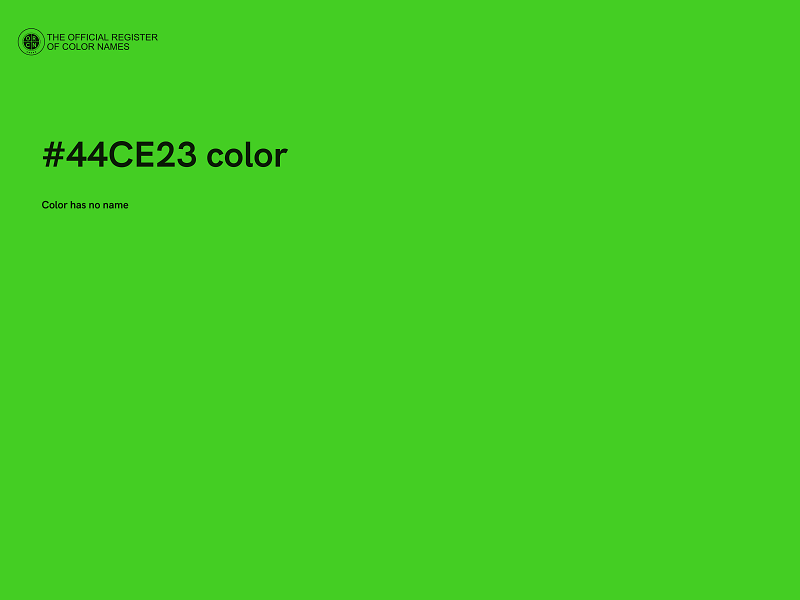 #44CE23 color image