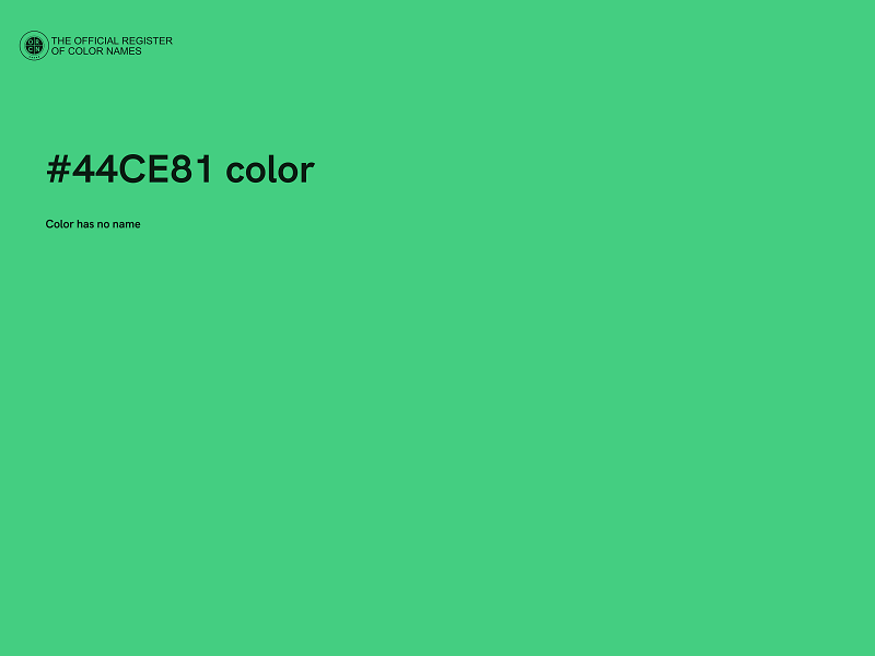 #44CE81 color image