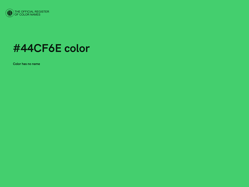 #44CF6E color image