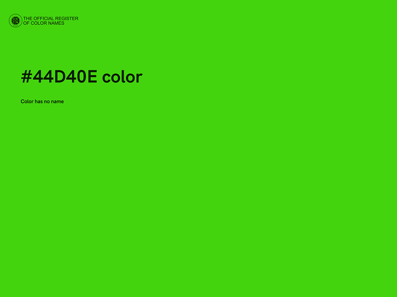 #44D40E color image