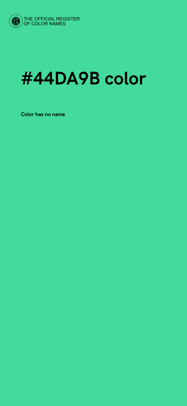 #44DA9B color image