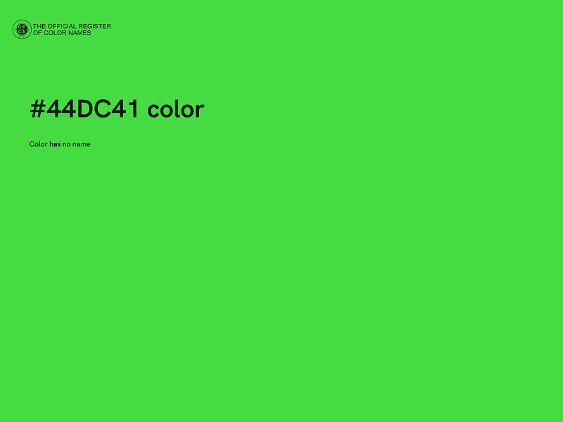 #44DC41 color image