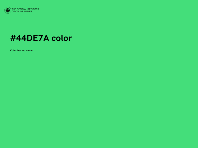 #44DE7A color image
