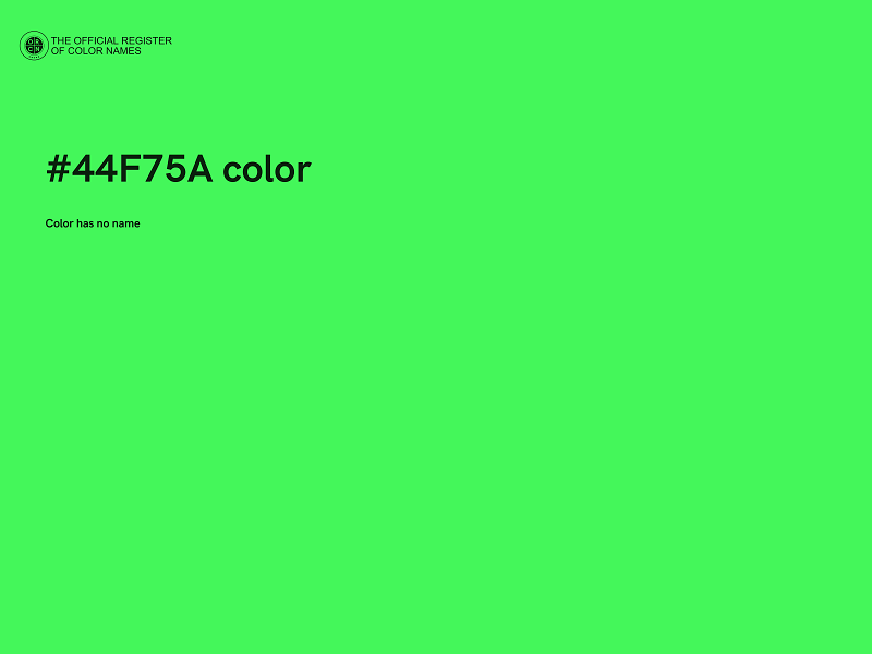 #44F75A color image