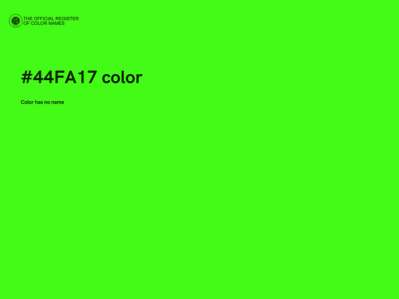 #44FA17 color image