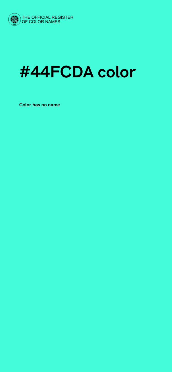 #44FCDA color image
