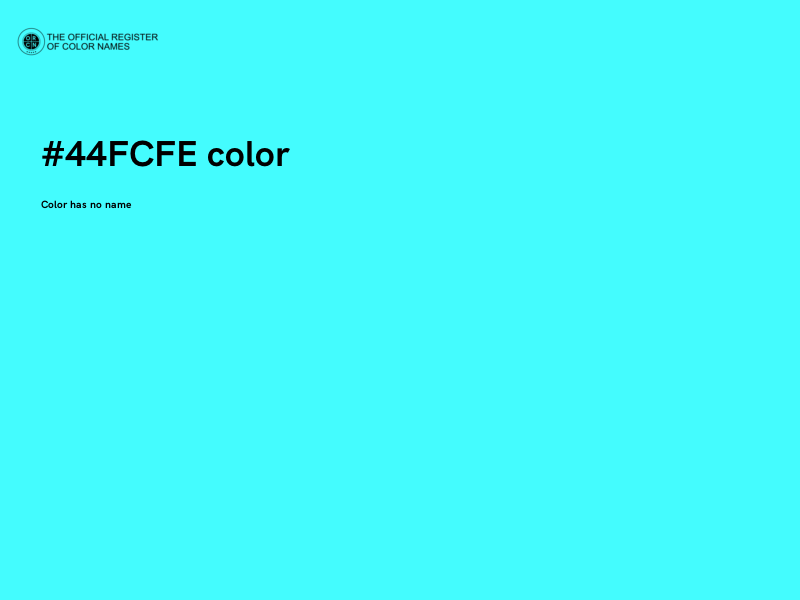 #44FCFE color image
