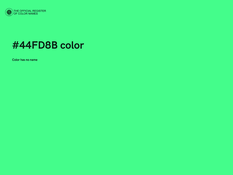 #44FD8B color image