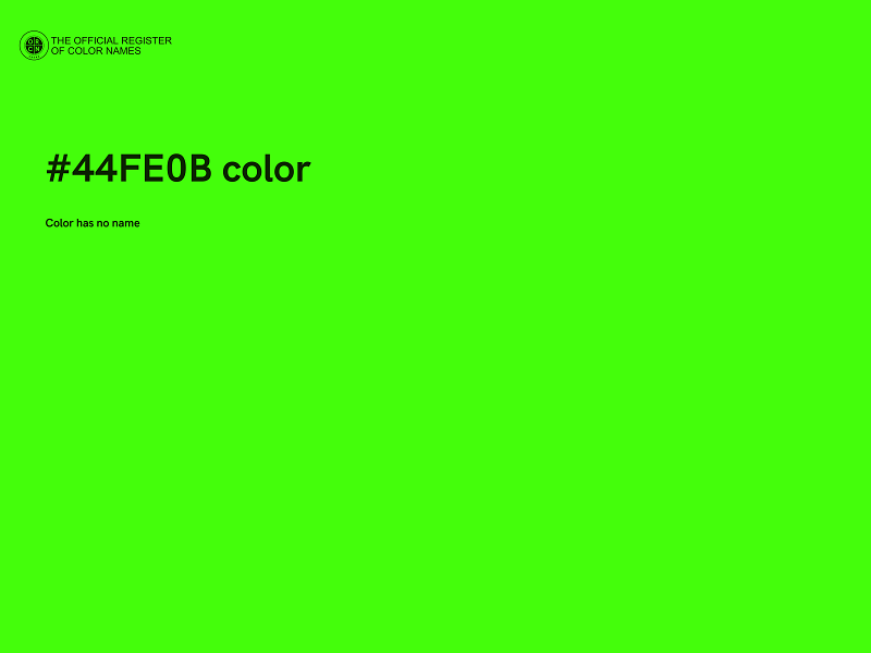 #44FE0B color image