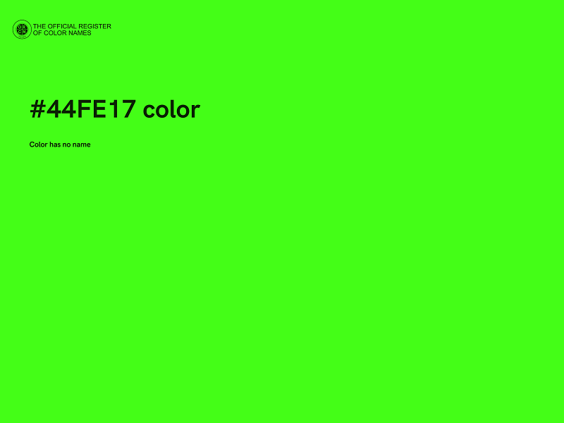 #44FE17 color image