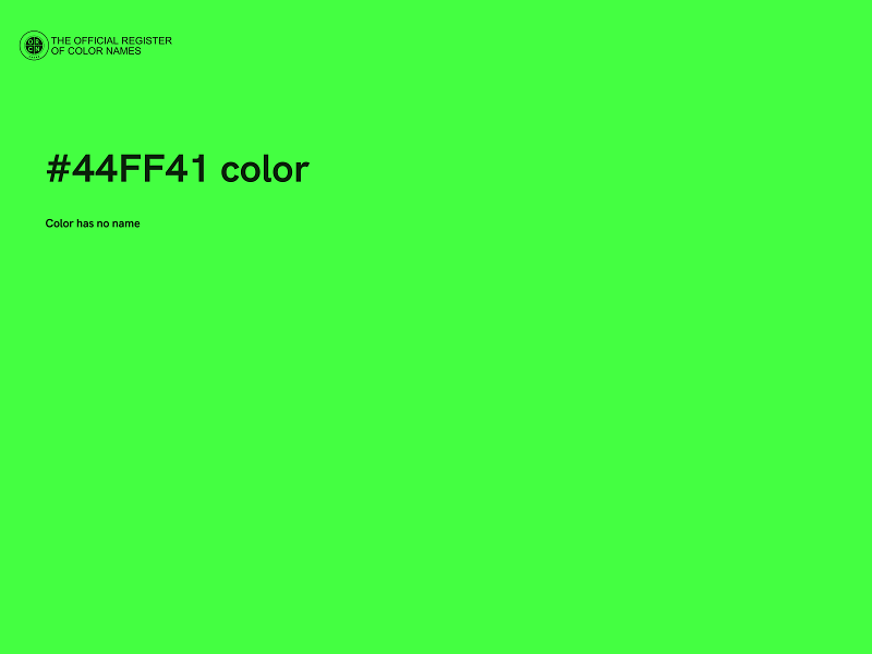 #44FF41 color image