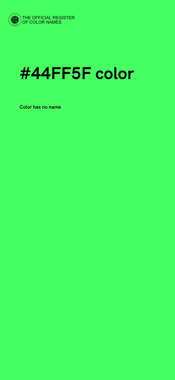 #44FF5F color image