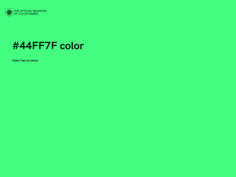 #44FF7F color image