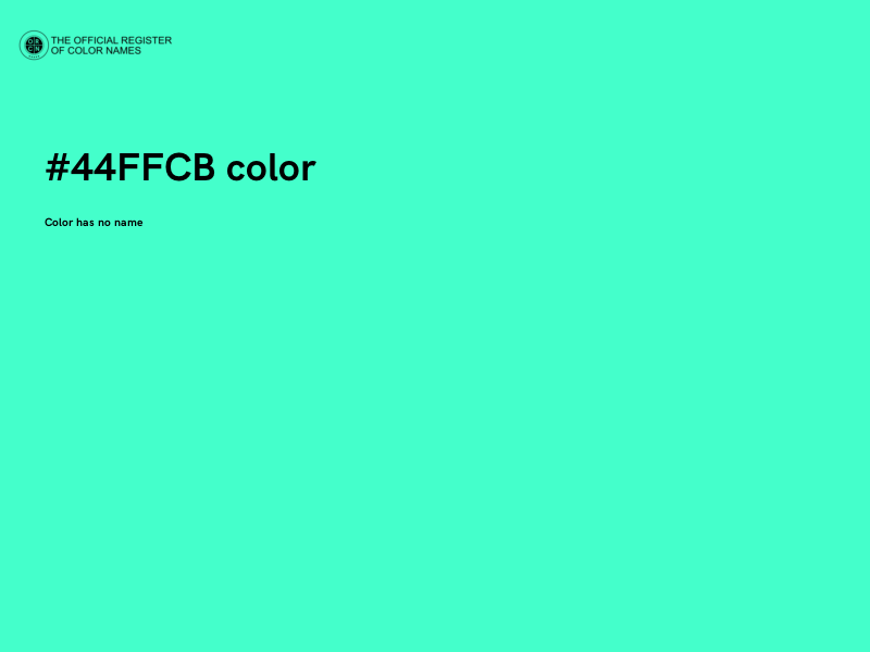 #44FFCB color image
