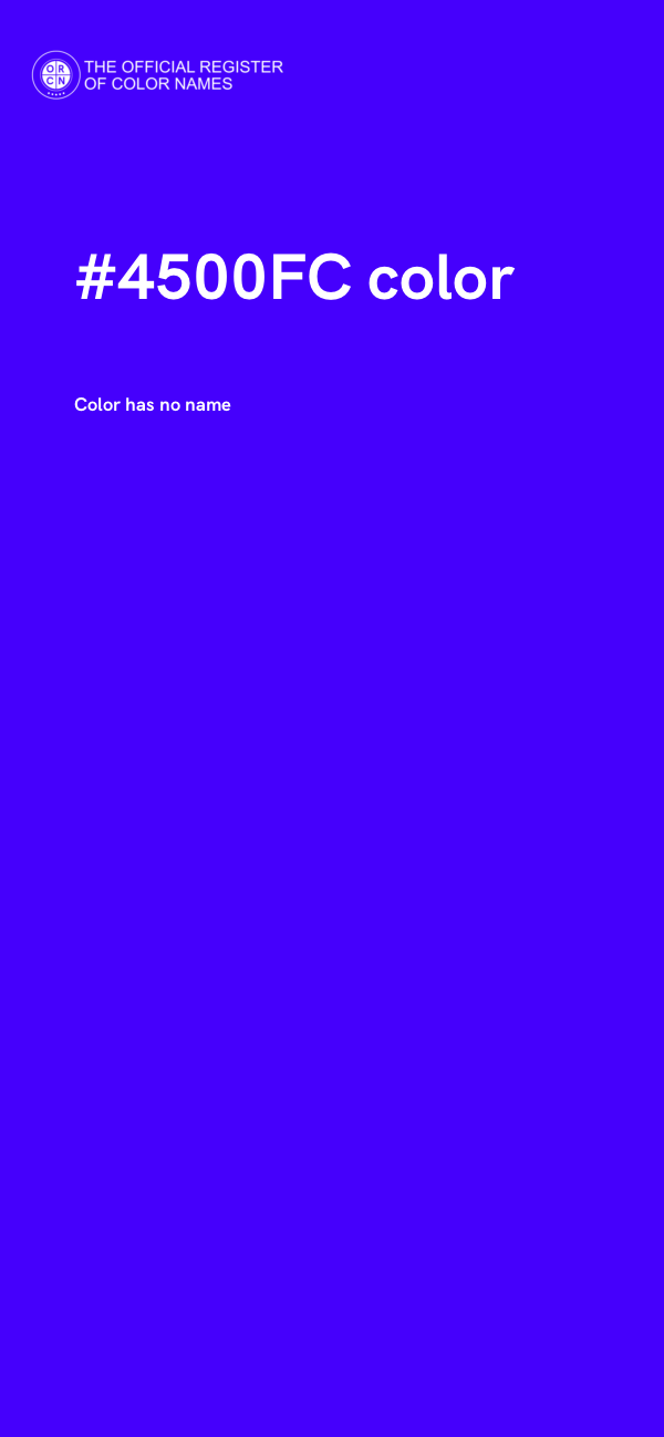 #4500FC color image
