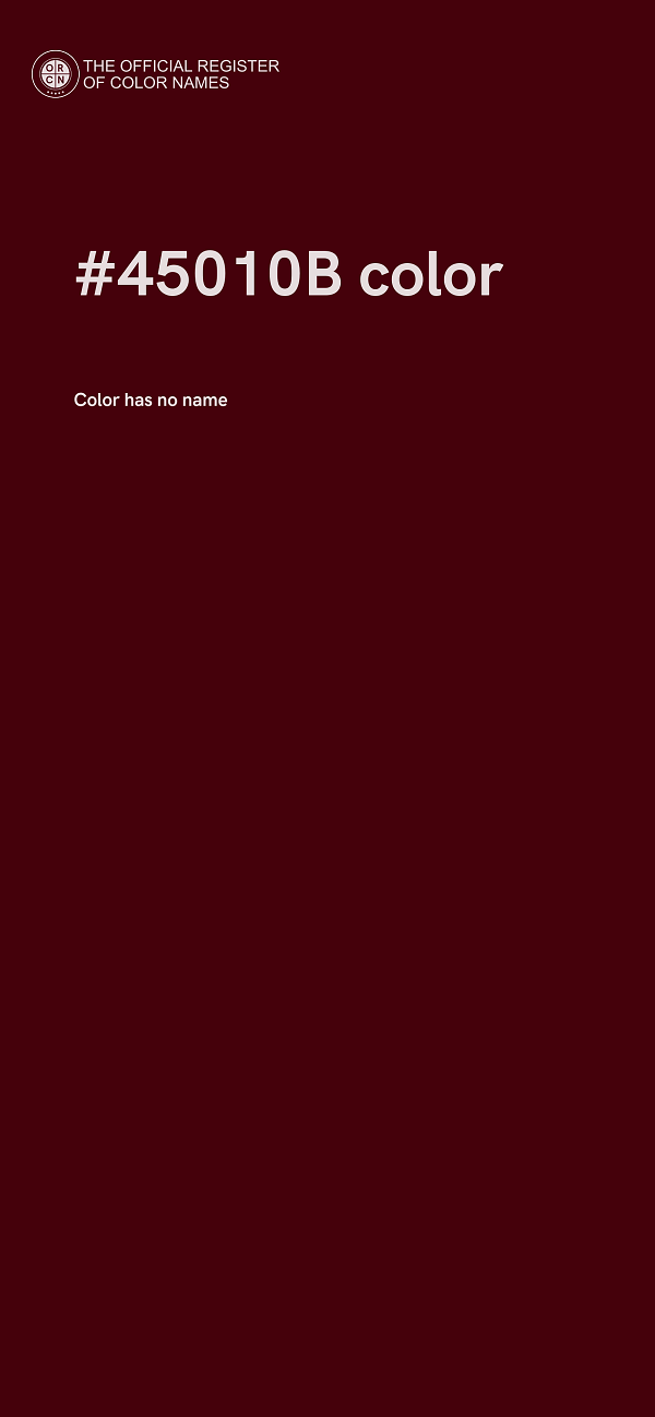 #45010B color image
