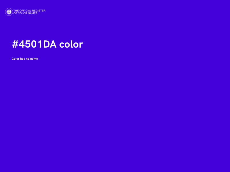 #4501DA color image