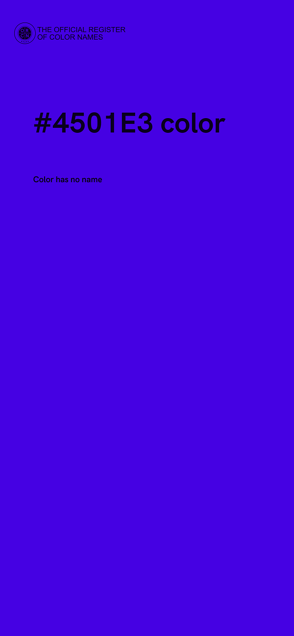 #4501E3 color image