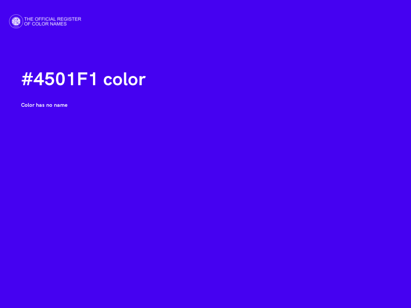 #4501F1 color image
