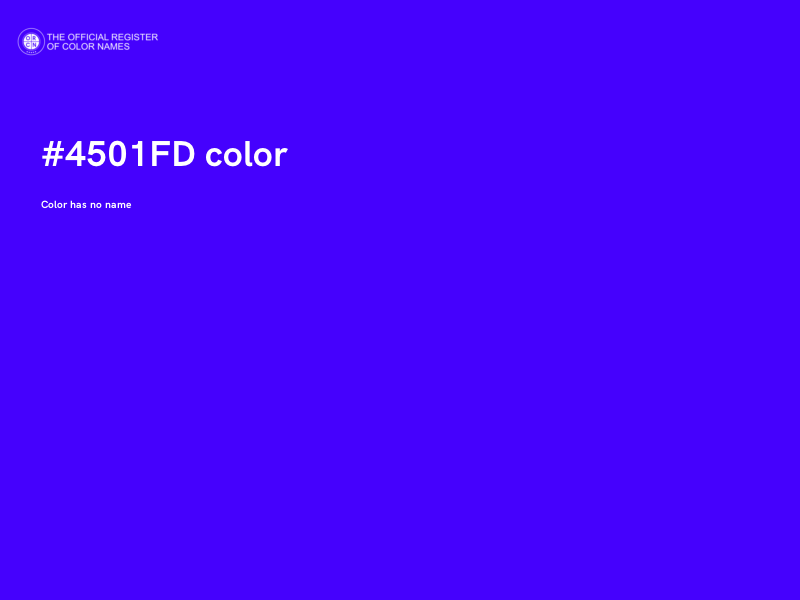 #4501FD color image