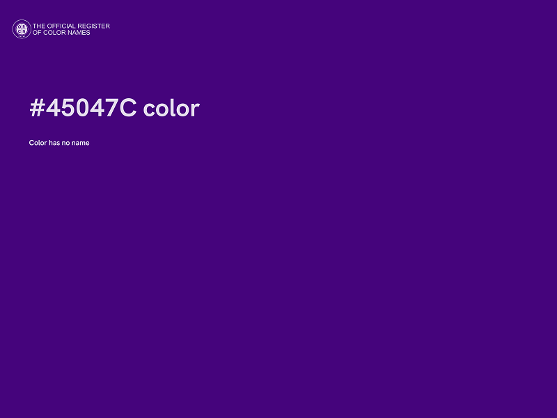#45047C color image