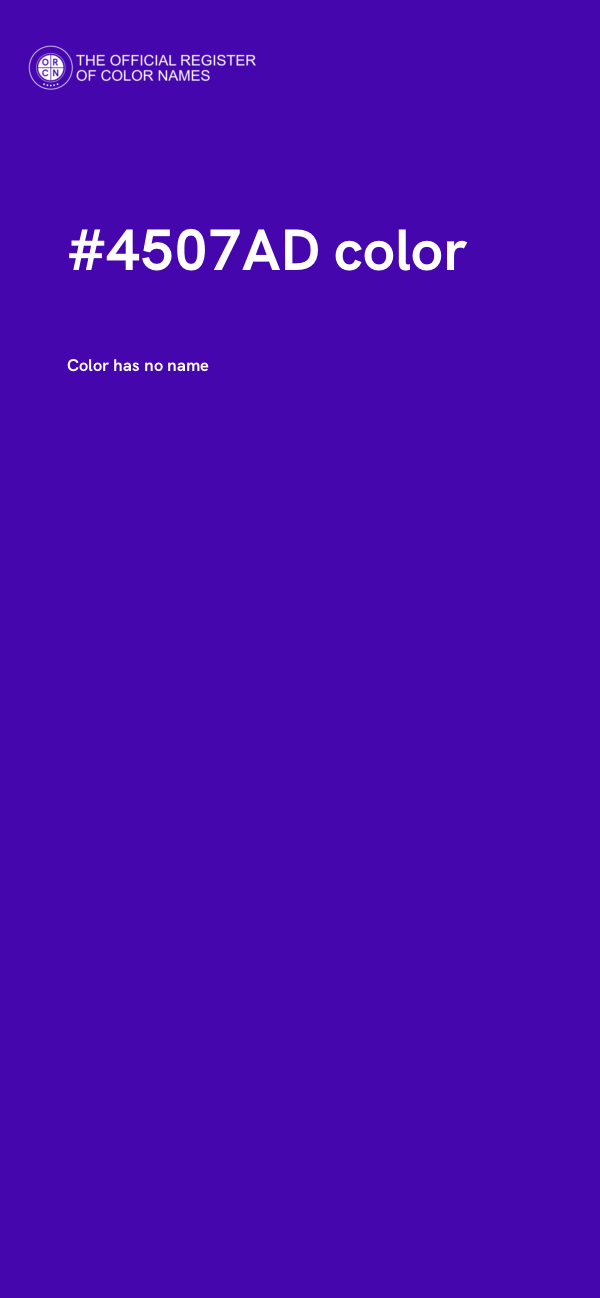 #4507AD color image