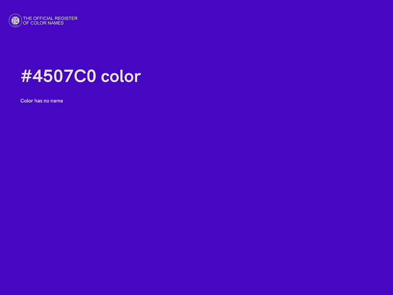 #4507C0 color image