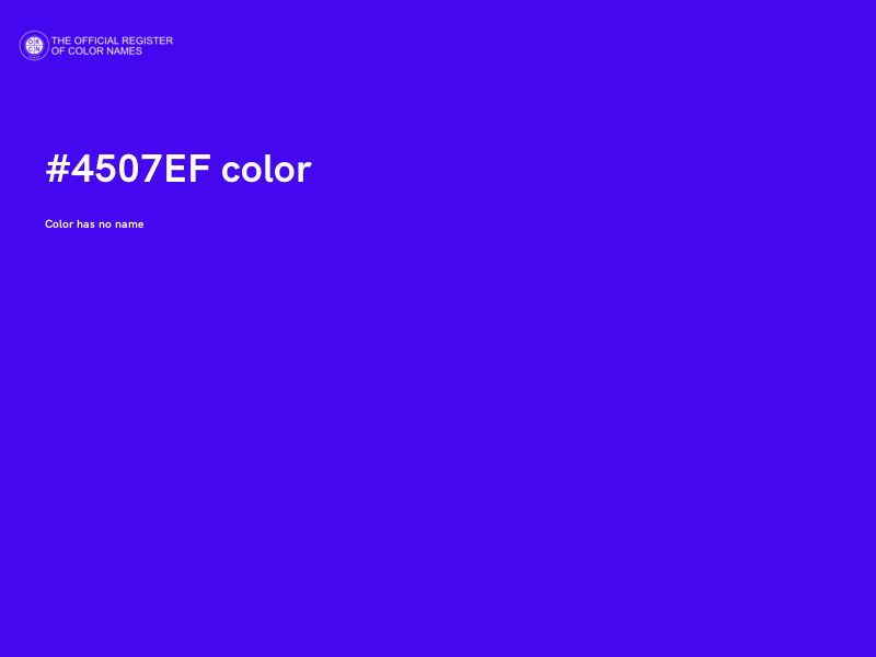 #4507EF color image