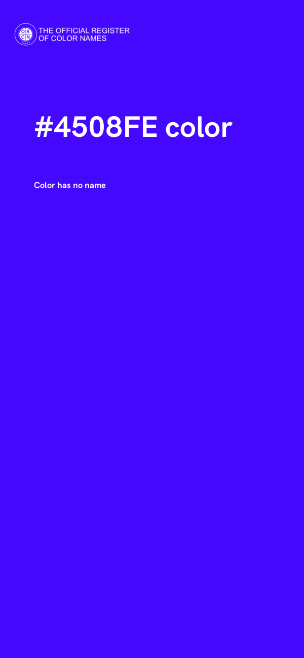 #4508FE color image
