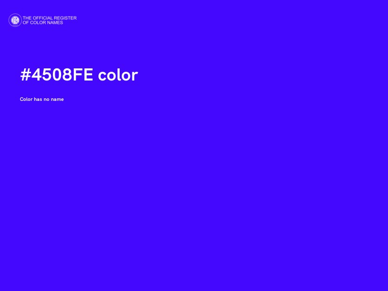 #4508FE color image