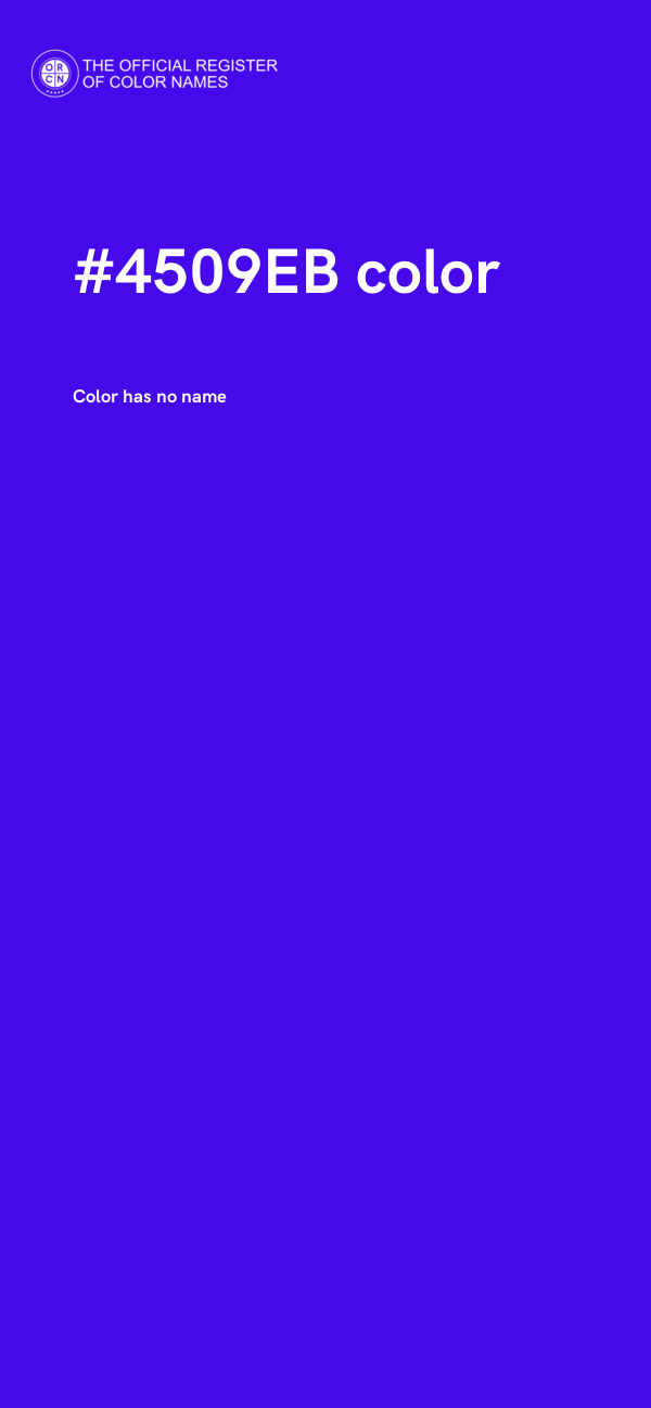 #4509EB color image