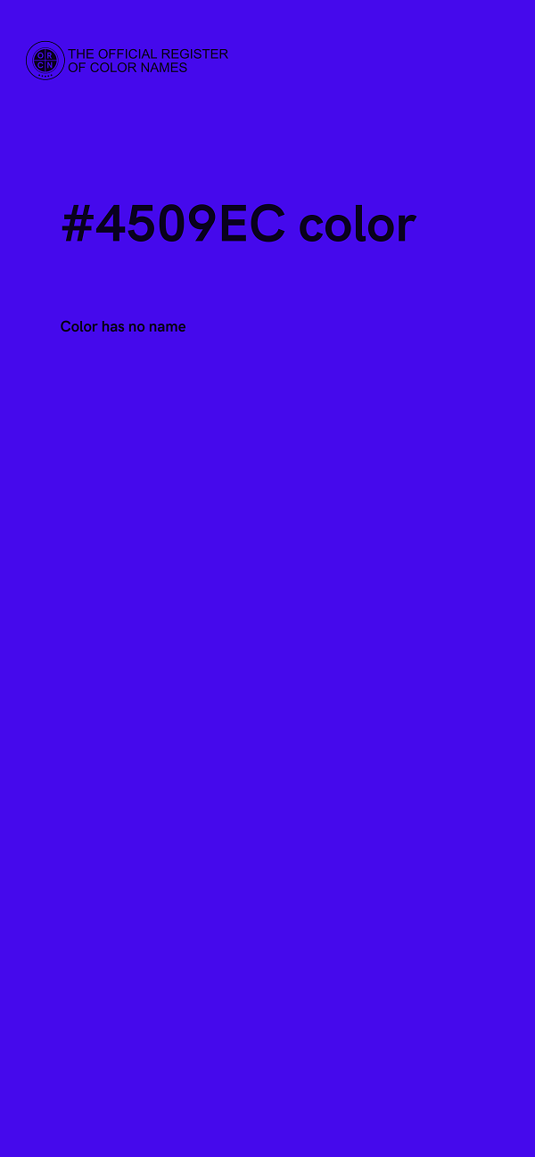 #4509EC color image
