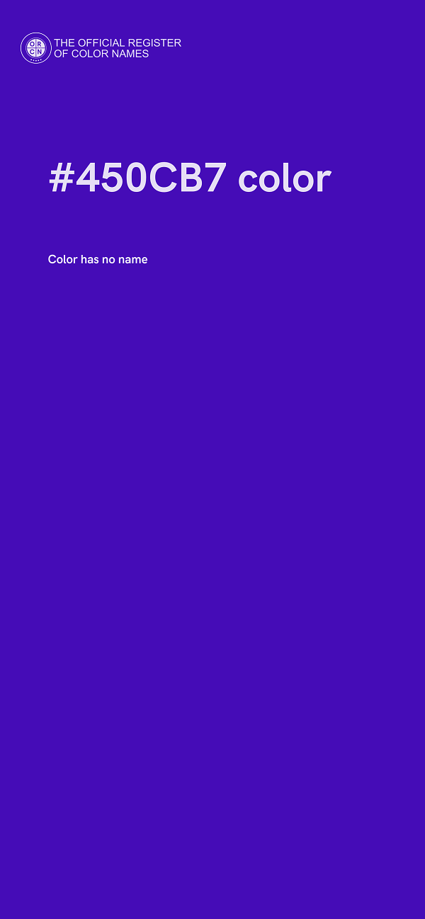 #450CB7 color image
